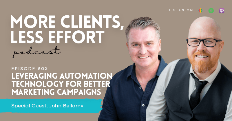 05: Leveraging Automation Technology for Better Marketing Campaigns with John Bellamy