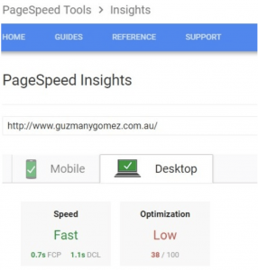 Page Speed Insight 
